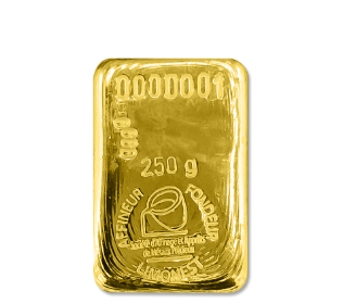 lingot 250g d'or BNC CHANGE SUISSE